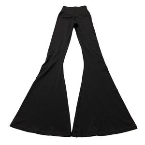 Offline Arie Pants Women XS Black Real Me Super Flare Crossover High Rise Casual